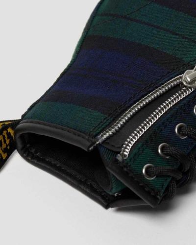 Botines Dr Martens Junior 1460 Zip Tartan Para Niños DR3227C
